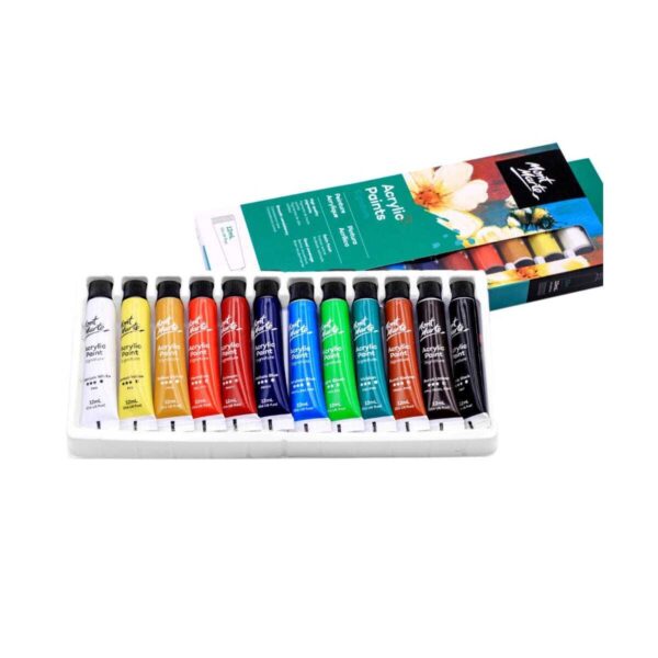 Mont Marte Signature Acrylic Paints 12pc x 12ml (0.4oz) - Image 4