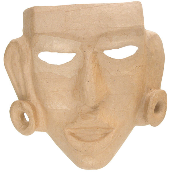 Papier Mache Folk/Tribal Face Mask
