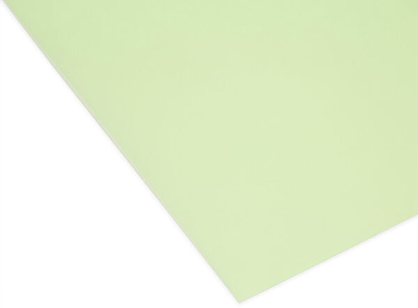 Polypropylene Coloured Lime Transparent 1250 x 650 x 0.6mm