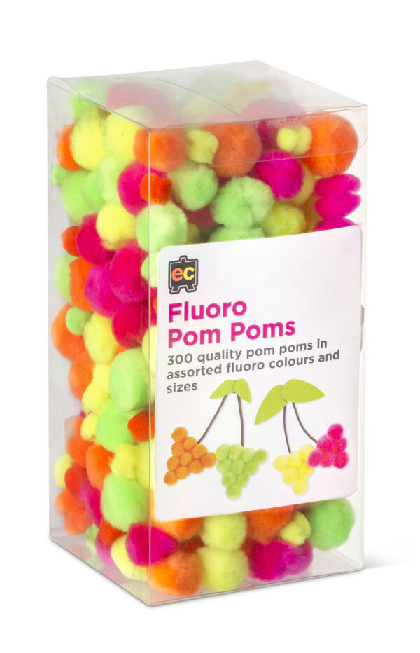 Pom Pom Fluoro Tub Pk 300