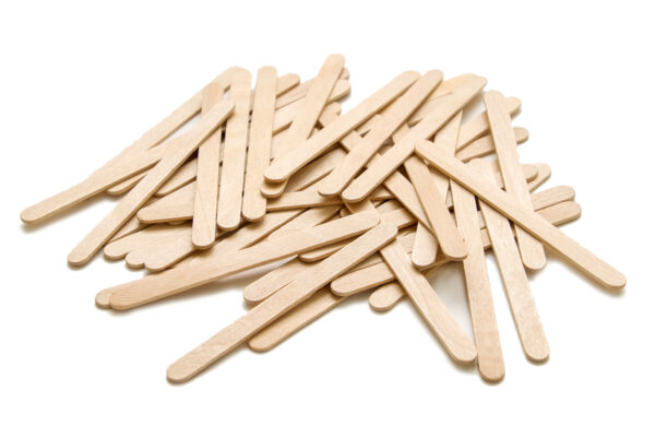 Pop/Paddle Sticks Natural Wood Colour - Pack of 1000