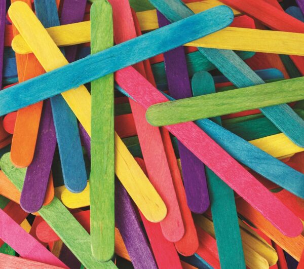 Pop Sticks 11.5cm Assorted Colours Pk 500 - Image 2