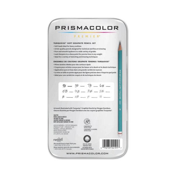 Prismacolor Graphite Pencil Soft Set 12 pack - Image 2