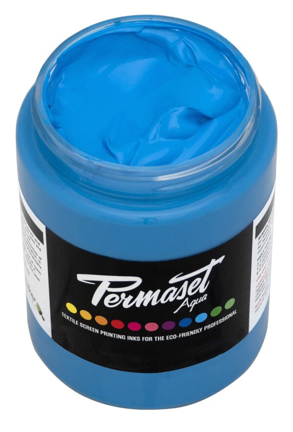 Permaset Aqua Fluorescent Fabric Ink 300ml - Glow Blue
