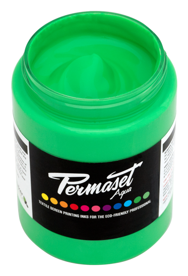 Permaset Aqua Fluorescent Fabric Ink 300ml - Glow Green
