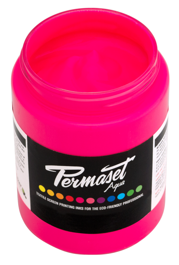 Permaset Aqua Fluorescent Fabric Ink 300ml - Glow Pink