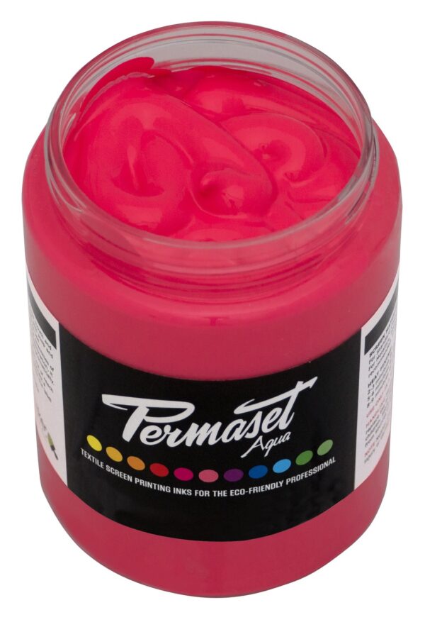 Permaset Aqua Fluorescent Fabric Ink 300ml - Glow Red