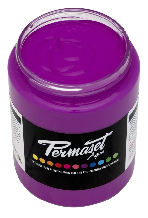Permaset Aqua Fluorescent Fabric Ink 300ml - Glow Violet