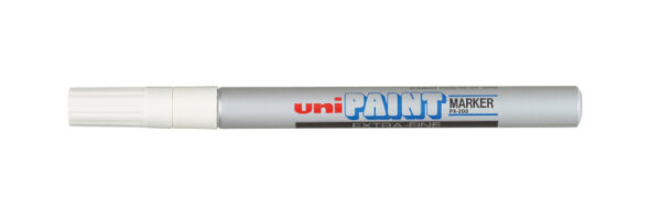UNI PX-203 Paint Marker Ultra Fine 0.8mm Tip Silver