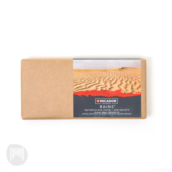 Micador Rains Watercolour Paper 100 x 210mm / DL 50 Sheet pack