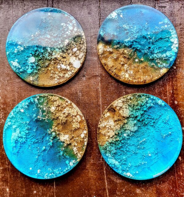 Silicone Round Coaster 8cm Mould - Image 3
