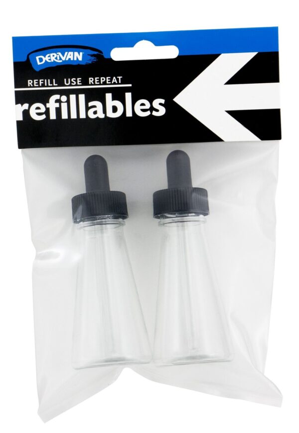 Derivan Refillables 2 x 45ml Bottles & Eyedropper - Image 2