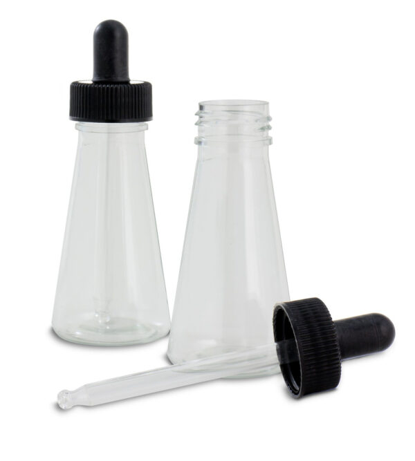 Derivan Refillables 2 x 45ml Bottles & Eyedropper