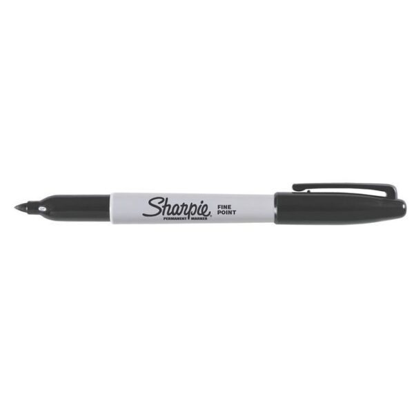 Sharpie Fine Permanent Marker Black Box of 12
