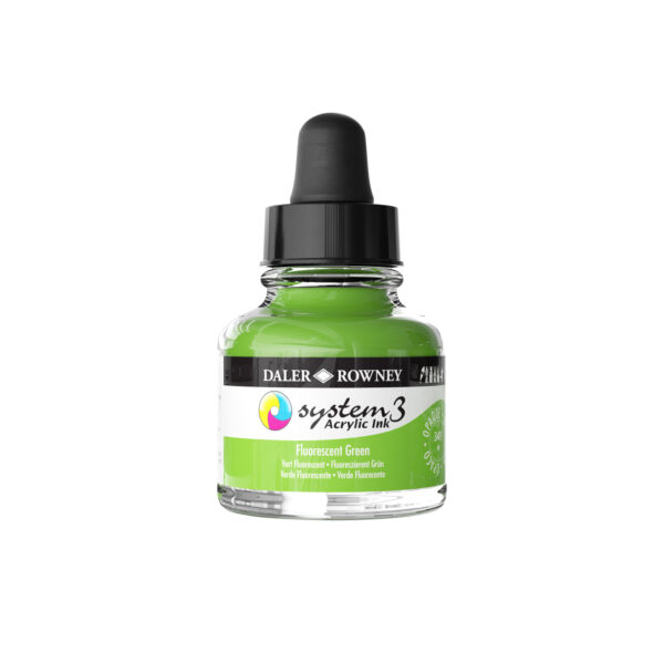 System 3 Opaque Ink 29.5ml Fluorescent Green