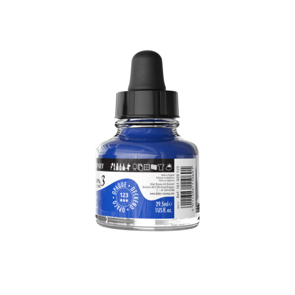Daler-Rowney System3 Opaque Drawing Ink 29.5mL Ultramarine Blue - Image 2