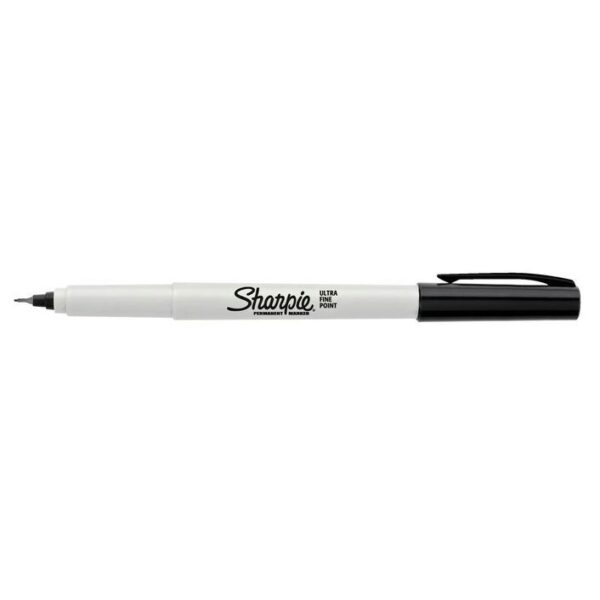 Sharpie Ultra Fine Permanent Markers Black Box of 12