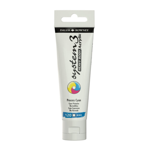 Daler-Rowney System3 Heavy Bodied Acrylic Paint 59ml Process Cyan