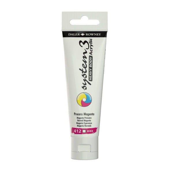 Daler-Rowney System3 Heavy Bodied Acrylic Paint 59ml Process Magenta
