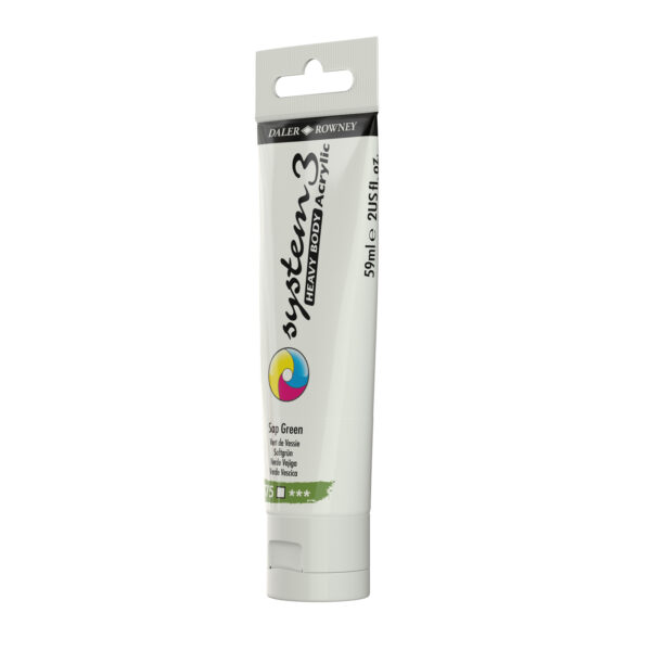 Daler-Rowney System3 Heavy Bodied Acrylic Paint 59ml Sap Green - Image 2