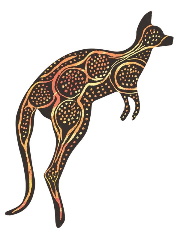 Black, Yellow & Red Reveal Scratch Art - Australian Animals Pack of 30 w/ Scrapers - Image 2