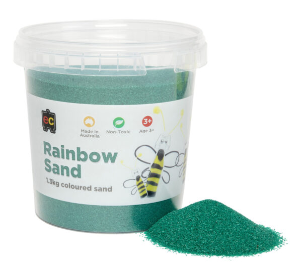 EC Coloured Rainbow Sand - Dark Green 1kg