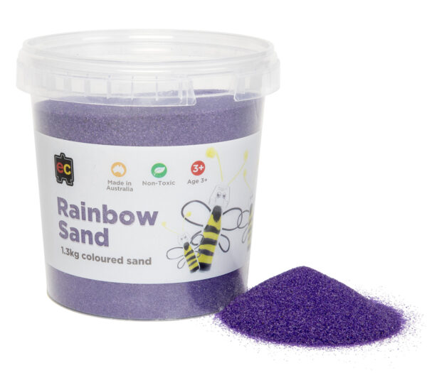 EC Coloured Rainbow Sand - Purple 1kg