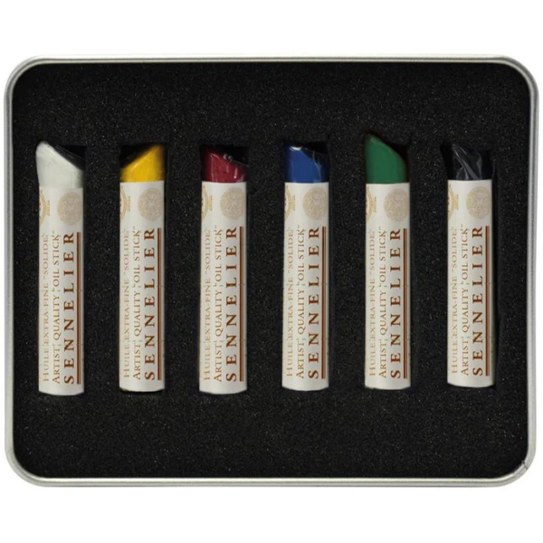 Sennelier Oil Paint Stick Mini Set of 6 - Image 2