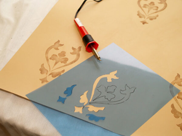 Blue Stencil Film Reusable 229 x 305mm 4 Sheets - Image 2