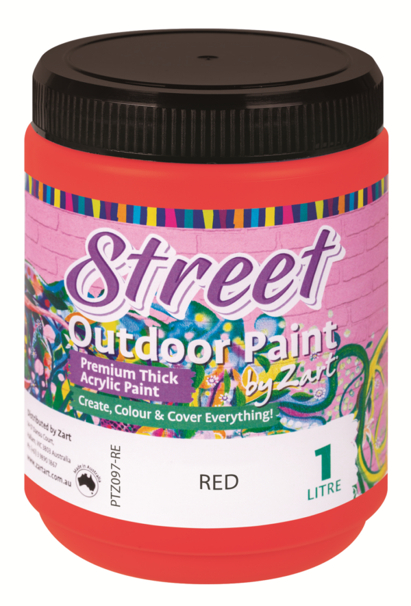 Street Outdoor Paint 1L Red