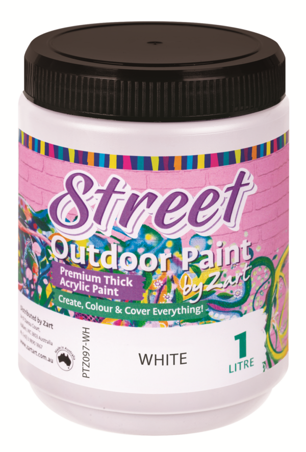 Street Outdoor Paint 1L White