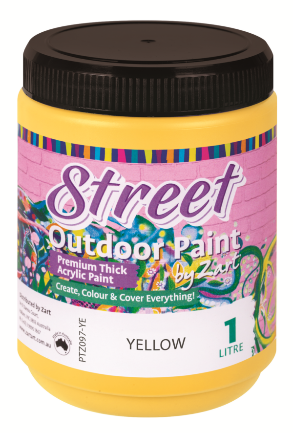 Street Outdoor Paint 1L Yellow