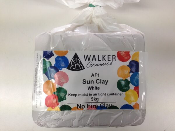 Walker Sunclay Self Hardening Air-Dry Clay 5.6kg White