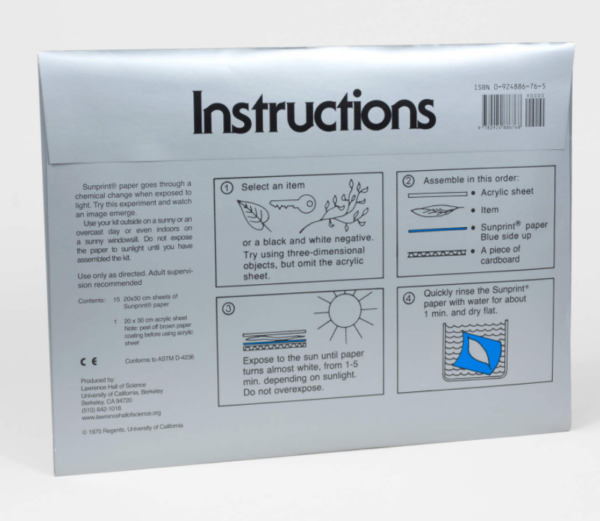 Sunprint Refill Kit Paper 20 x 30cm 15 Sheets - Image 2