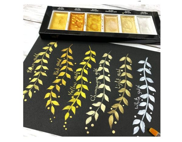 Kuretake Gansai Tambi Watercolour 6pk - Starry - Image 3
