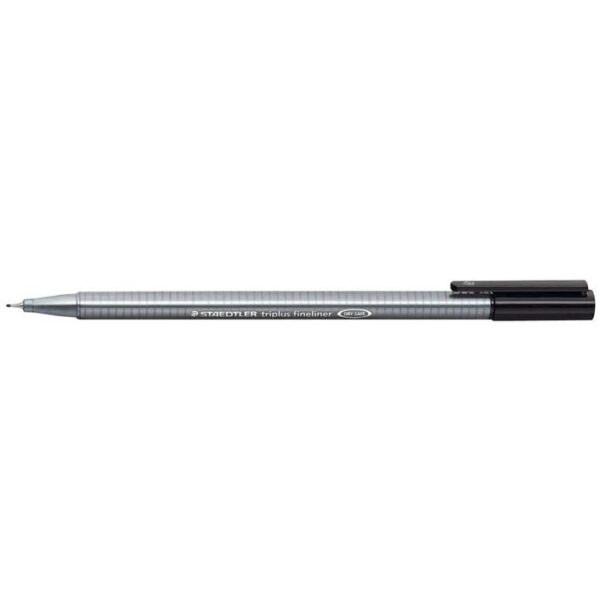 Staedtler Triplus 0.3mm Fineliner Black Pack of 10