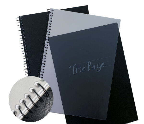Carton of 30 Premium Visual Diary A4 110gsm 60 sheets Single Wire Clear Cover