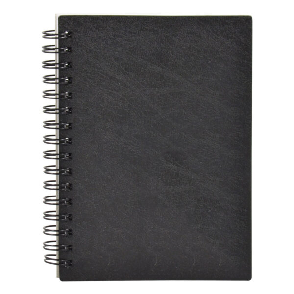 Premium Visual Diary Landscape A6 110gsm 60 sheets Double Wire Black Cover