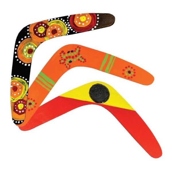 Wooden Boomerangs 25cm Packet of 10 - Image 2