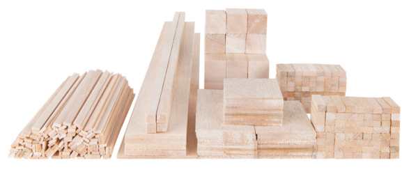 Balsa Wood Value Pack 325pcs