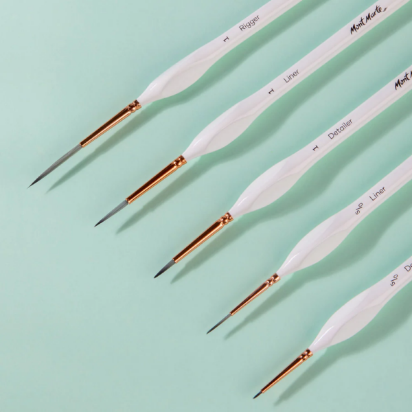 Mont Marte Detail & Liner Brush Set of 5 - Image 2