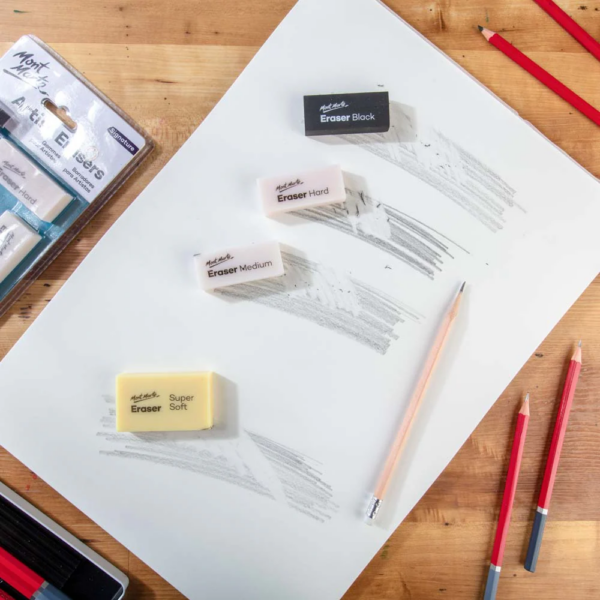 Mont Marte Signature Artist Eraser Set of 4 - Image 2