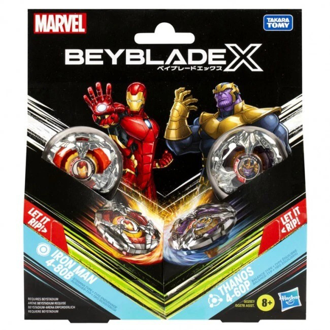 Takara Tomy Beyblade X BX-00 Iron Man and Thanos Multipack Set 4-80B - Image 4