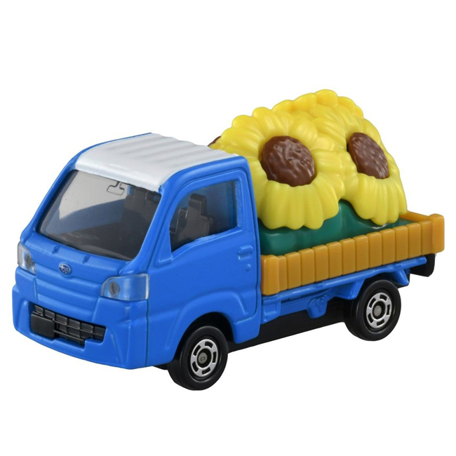 4904810193838_1 Takara Tomy Tomica (BX107) No.107 Subaru Sambar Sunflower - Image 1