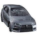 Takara Tomy Tomica Premium No.02 Mitsubishi Lancer Evolution Final Edition - Image 3