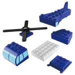 Takara Tomy Tomica Plarail Block Helicopter 25 - Image 2