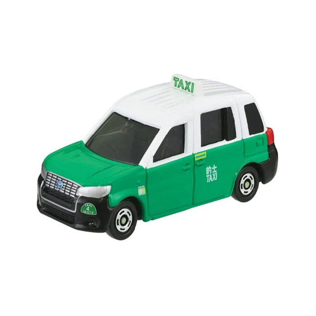 4904810937289_1 Takara Tomy Tomica Hong Kong Hybrid Taxi (Green-NewTerritories) - Image 1