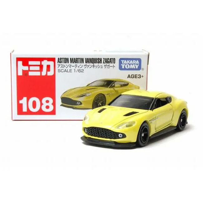 4904810944140_1 Takara Tomy Tomica (BX108) No.108 Aston Martin Vanquish Zagato - Image 1