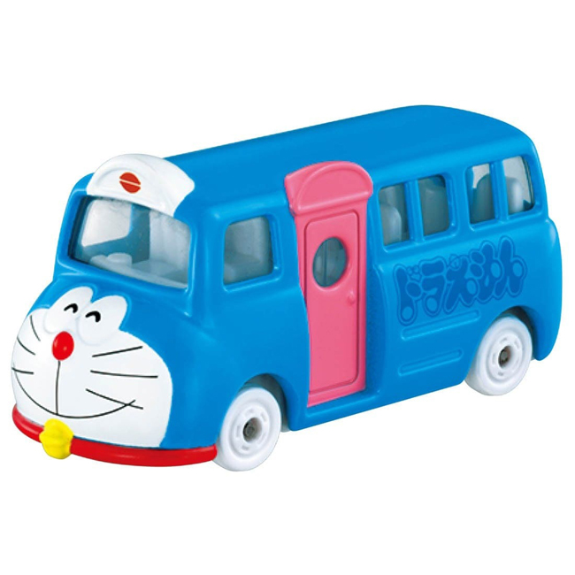 4904810186359_1 Takara Tomy Dream Tomica No.158 Doraemon Wrapping Bus - Image 1
