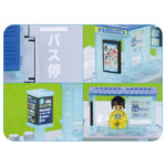 Takara Tomy Tomica World Town Bus Stop with Passengers - Image 5